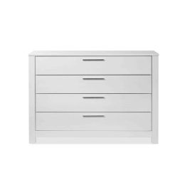 FarmHouse Traditional Rustic White 4 Drawer Dresser