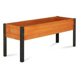 Elevated Outdoor Raised Garden Bed Planter Box - 70 x 24 x 29 inch High