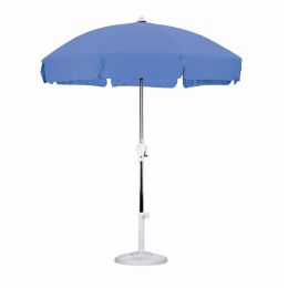 7.5 Foot Patio Umbrella with Push Button Tilt in Royal Blue Olefin