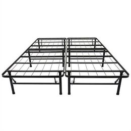 Full size Black Metal Platform Bed Frame