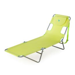 Green Chaise Lounge Beach Chair Recliner