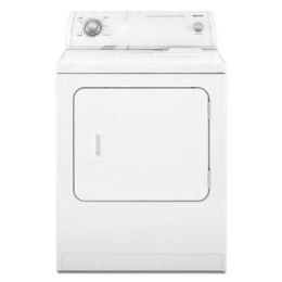 6.5 cu. ft. X-Large Capacity Electric Dryer in White