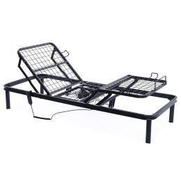 Twin XL Electric Adjustable Bed with Remote - Heavy Duty Metal Frame