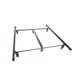 Queen size Metal Bed Frame with Double Center Rail for Maximum Weight Capacity