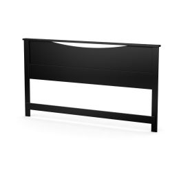 King size Modern Headboard in Black Wood Finish