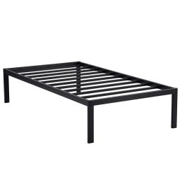 Twin XL  size Heavy Duty 16-inch Tall Metal Platform Bed Frame