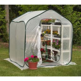 Spring Gardener Flower-House Lightweight Greenhouse (6' x 6')