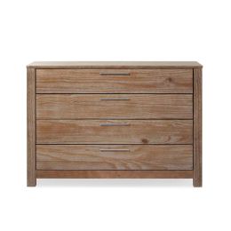 FarmHouse Traditional Rustic Pine 4 Drawer Dresser