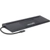 Manhattan USB-C Dock/Hub with Card Reader and MST, Ports (x9): Audio 3.5mm, DisplayPort, Ethernet, HDMI, USB-A (x3), USB-C and VGA, With Power Deliver