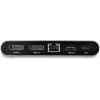 Star Tech.com USB C Dock - 4K Dual Monitor DisplayPort Docking Station - 100W Power Delivery Passthrough, GbE, 2x USB-A - Multiport Adapter