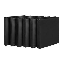 Samsill Economy View Ring Binder (Color: Black, Country of Manufacture: United States, Material: Polypropylene)