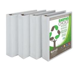 Samsill Earth's Choise Ring Binder (Color: White, Country of Manufacture: United States, Material: Polypropylene)