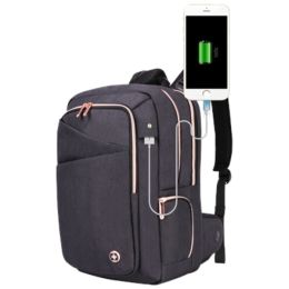 Swissdigital Design Carrying Case (Backpack) Notebook (Color: Rose, Country of Manufacture: China)